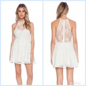 Free People wish upon a Star dress in Ice combo